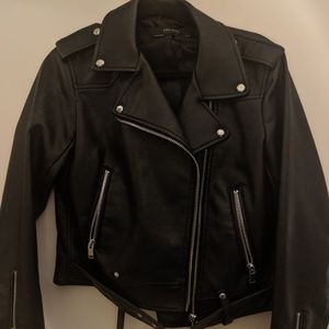 Faux Leather Jacket